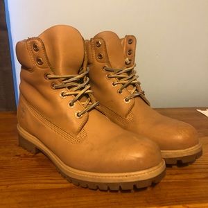 Timberland Horween leather boots.